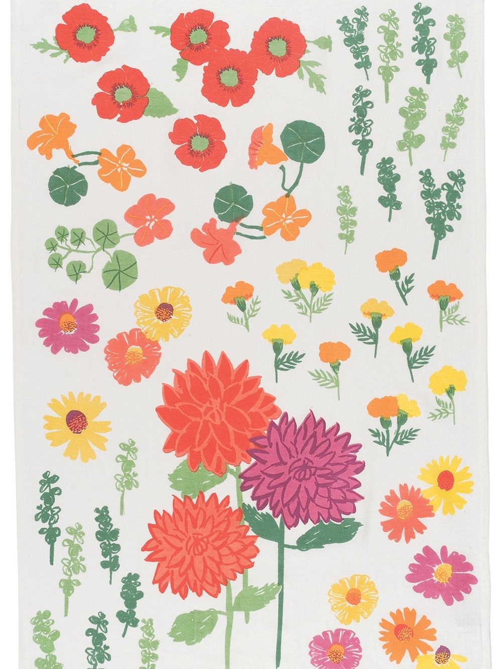 New🌟 Now Designs "Flowers of the Month" Floursack Kitchen Towel